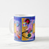 Abstracte kunst en mok geïnspireerde Cubisten (Voorkant links)