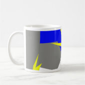 Abstracte Kunst Energie Koffiemok (Links)