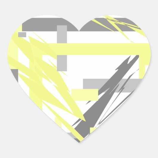 Abstracte Kunst Energie Kracht Hart Sticker (Voorkant)