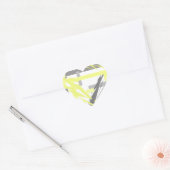 Abstracte Kunst Energie Kracht Hart Sticker (Envelop)