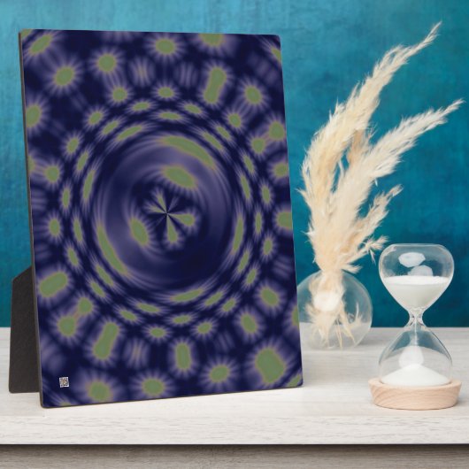 Abstracte Kunst Fantasie Sterren Fotoplaat (Zijkant)