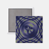 Abstracte Kunst Fantasie Sterren Magneet (Voorkant / Achterkant)