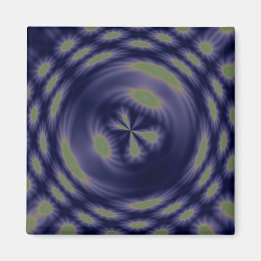 Abstracte Kunst Fantasie Sterren Magneet (Voorkant)