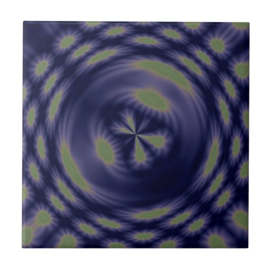 Abstracte Kunst Fantasie Sterren Tegeltje (Voorkant)