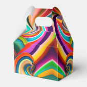Abstracte Kunst Favor Dozen – Moderne Feest Favor Bedankdoosjes (Voorkant Zijde)