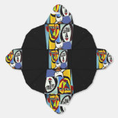 Abstracte Kunst Feestartikelen Bedankdoosjes (Ongevouwen)