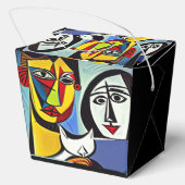 Abstracte Kunst Feestartikelen Bedankdoosjes (Achterkant)