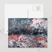 Abstracte Kunst - Feestelijke Dans Briefkaart (Voorkant / Achterkant)