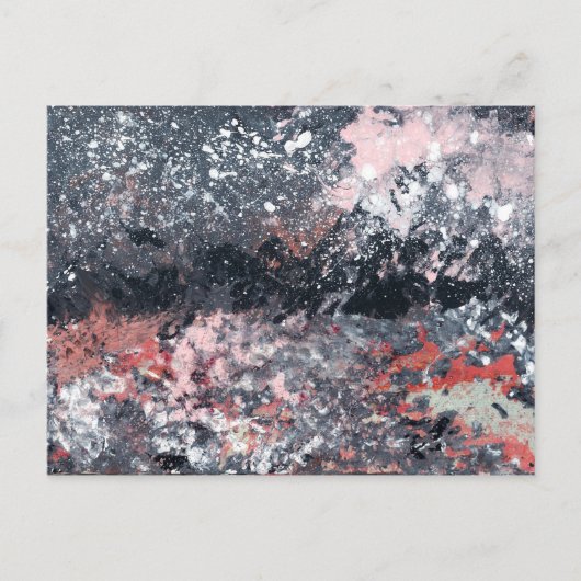 Abstracte Kunst - Feestelijke Dans Briefkaart (Voorkant)