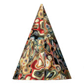 Abstracte Kunst Feesthoed Feesthoedjes (Achterkant)