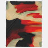 Abstracte kunst fleece deken (Voorkant)