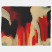 Abstracte kunst fleece deken (Voorkant (Horizontaal))