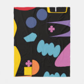 ABSTRACTE KUNST FLEECE DEKEN (Voorkant)