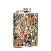 Abstracte Kunst Fles Heupfles (Rechts)