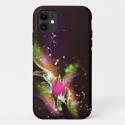 Abstracte kunst ( Floral ) iPhone 4 Case (Achterkant)