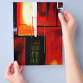 Abstracte Kunst Flyer (Hand)