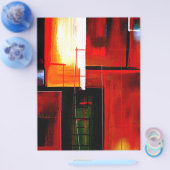 Abstracte Kunst Flyer (Enkel)