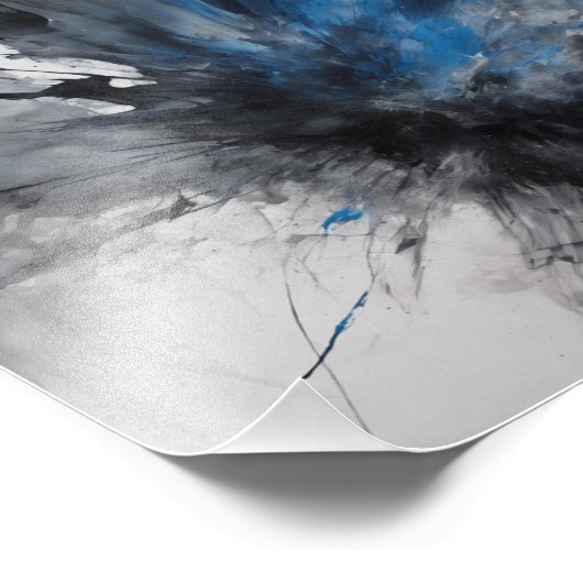 Abstracte kunst foto afdruk (Hoek)