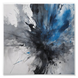 Abstracte kunst foto afdruk