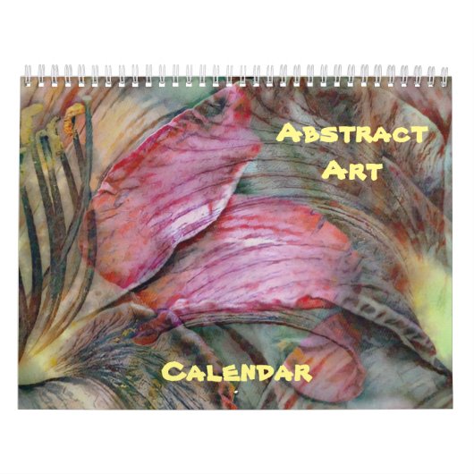 Abstracte kunst fotografische kunst kalender (Hoes)