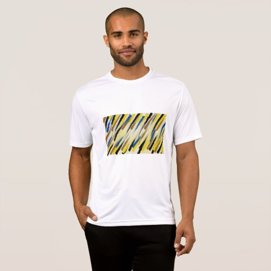 Abstracte kunst Funky Heren T-Shirt (Voorkant volledig)
