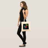 Abstracte Kunst Galaxy Cirkels Tote Bag (Voorkant (model))