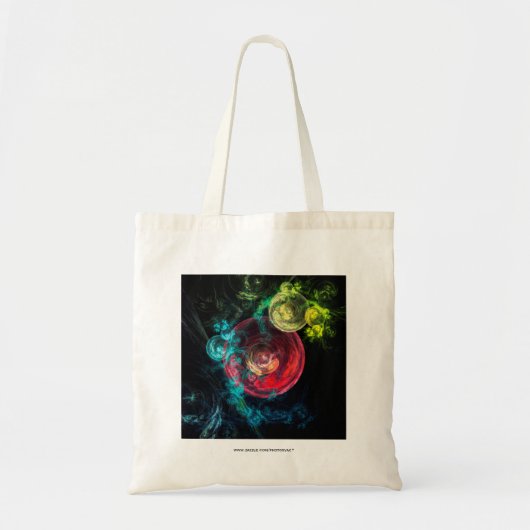 Abstracte Kunst Galaxy Cirkels Tote Bag (Voorkant)