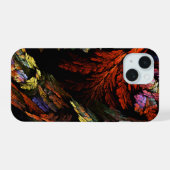 Abstracte Kunst Gebaseerd op Kleurharmonie iPhone 15 Case (Achterkant horizontaal)