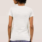 Abstracte kunst - Geel grijs T-shirt (Achterkant)
