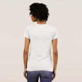 Abstracte kunst - Geel grijs T-shirt (Achterkant volledig)