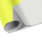Abstracte kunst geel wit grijs patroon cadeaupapier (Rol Hoek)