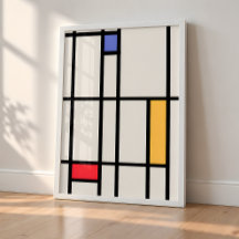 Abstracte kunst – Geïnspireerd door Mondrian (zond