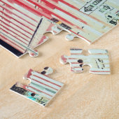 Abstracte kunst / George Washington Bridge New Yor Legpuzzel (Zijkant)