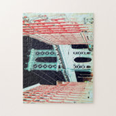 Abstracte kunst / George Washington Bridge New Yor Legpuzzel (Verticaal)