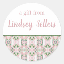 Abstracte Kunst Gepersonaliseerde Gift Stickers