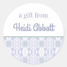 Abstracte Kunst Gepersonaliseerde Gift Stickers