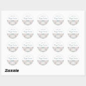 Abstracte Kunst Gepersonaliseerde Gift Stickers (Vel)