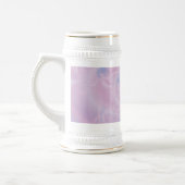 Abstracte kunst gloeiend roze bierpul (Links)