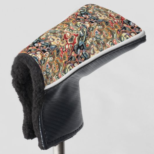 Abstracte Kunst Golf Hoofddeksel Golfheadcover (3/4 voorkant)