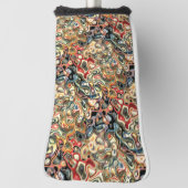 Abstracte Kunst Golf Hoofddeksel Golfheadcover (Draai 90)