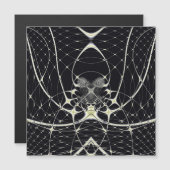 Abstracte Kunst Gouden Spinnenweb (Voorkant / Achterkant)