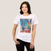 Abstracte Kunst Grafische T-shirt (Voorkant volledig)