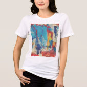 Abstracte Kunst Grafische T-shirt (Voorkant)