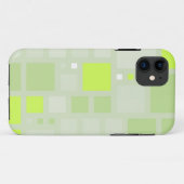Abstracte kunst | Groene grijze vierkantjes 2 Case-Mate iPhone Case (Achterkant (horizontaal))