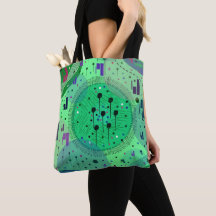 Abstracte Kunst: Groene Kiwi Vrucht