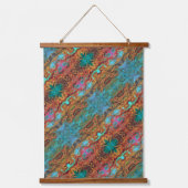 Abstracte kunst hangend wandkleed (Voorkant 3)