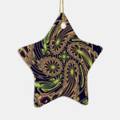 Abstracte kunst Happy Dance Keramisch Ornament (Rechts)