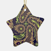 Abstracte kunst Happy Dance Keramisch Ornament (Links)