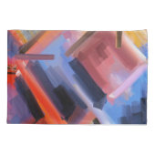 Abstracte Kunst Hedendaagse kleurrijke tinten Kussensloop (Achterkant)