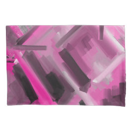 Abstracte Kunst Heet Heet Roze tinten Kussensloop